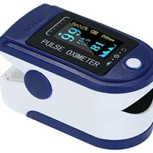 Pulse oximeter with screen to measure heart rate